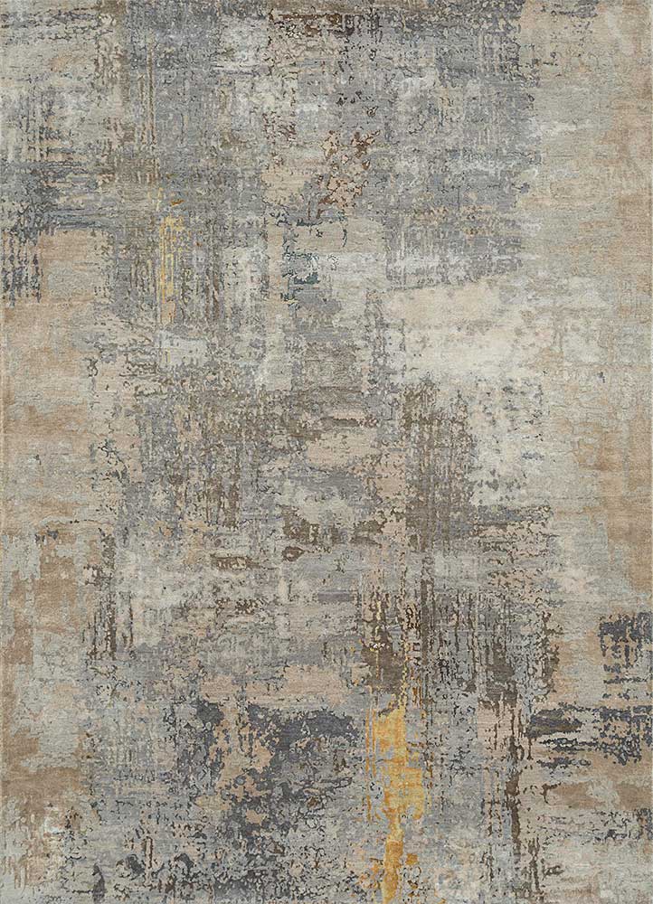   wool and bamboo silk Hand Knotted Rug