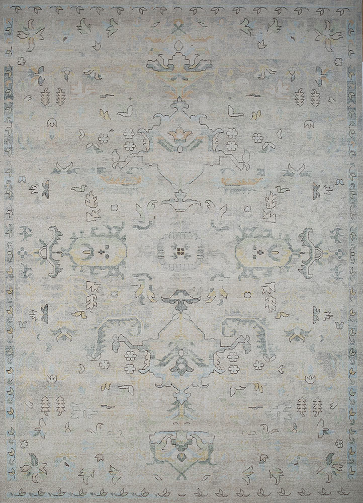 erbe ivory wool Hand Knotted Rug - HeadShot erbe ivory wool Hand Knotted Rug - HeadShot