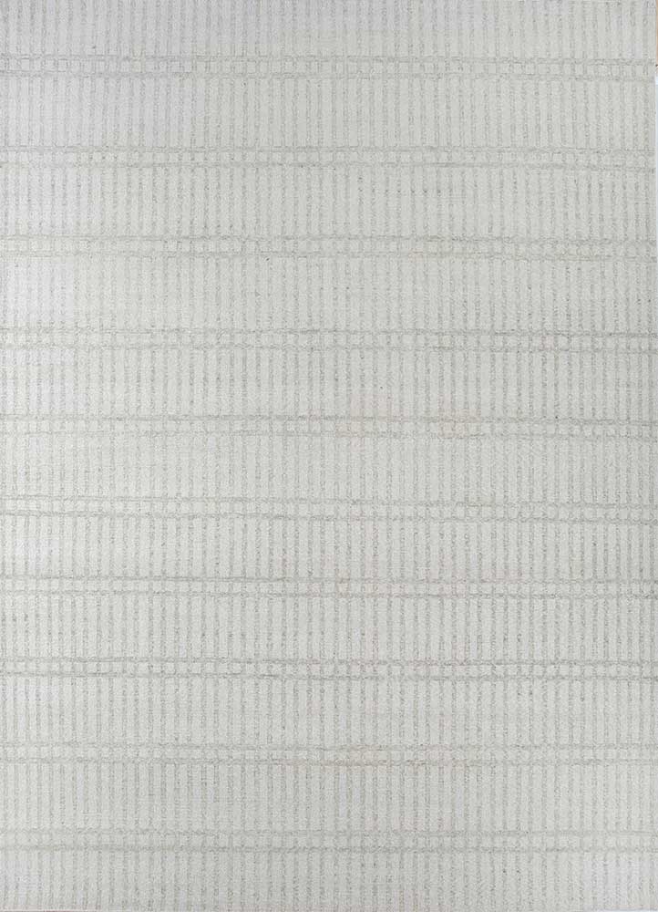 erbe ivory wool Hand Knotted Rug - HeadShot