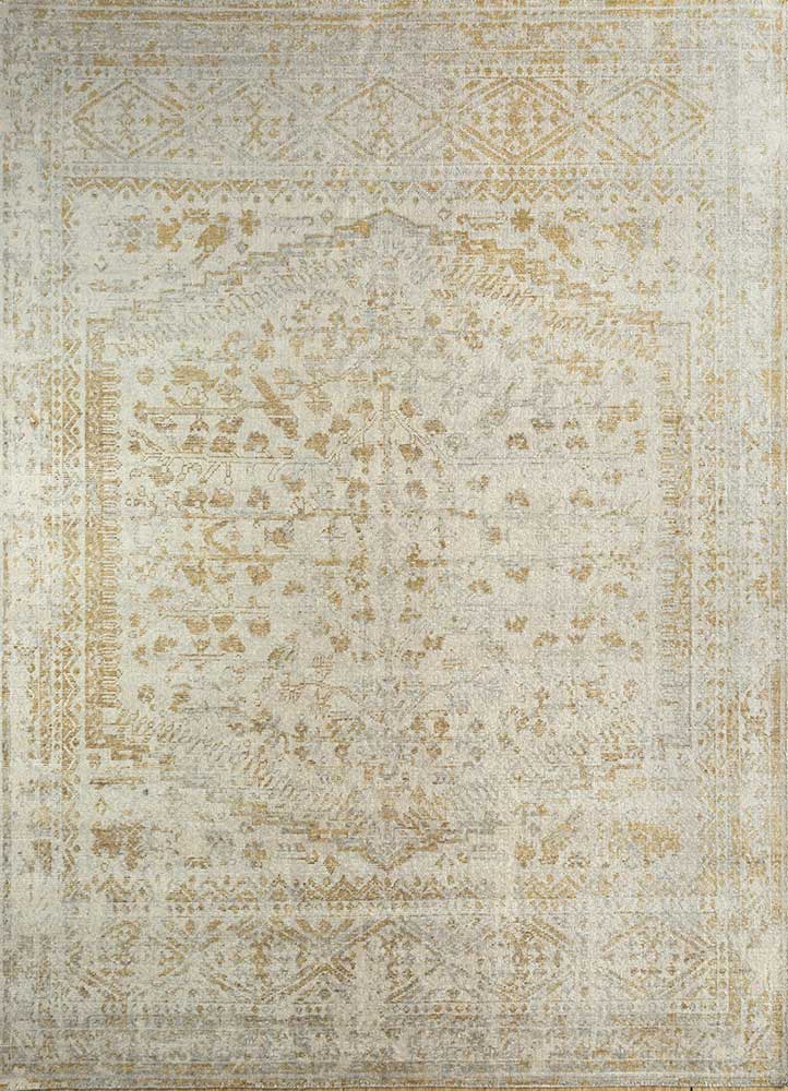 erbe ivory wool Hand Knotted Rug - HeadShot