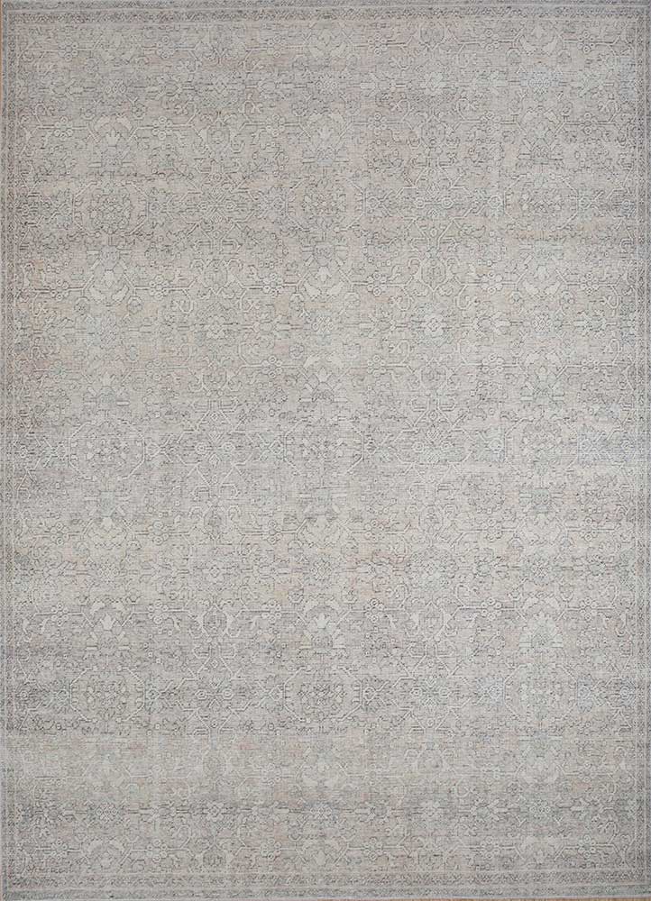  ivory wool Hand Knotted Rug