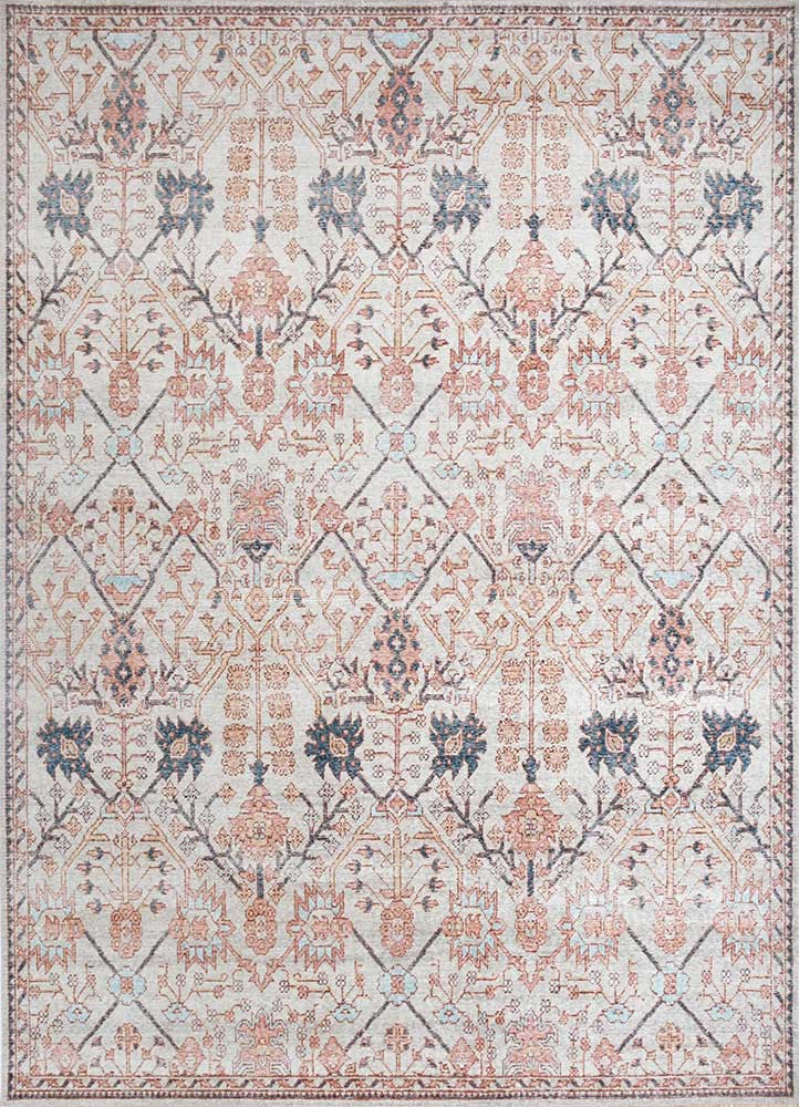 erbe ivory wool Hand Knotted Rug - HeadShot