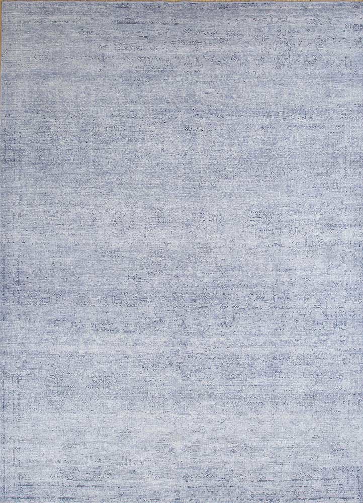  grey and black wool Hand Knotted Rug