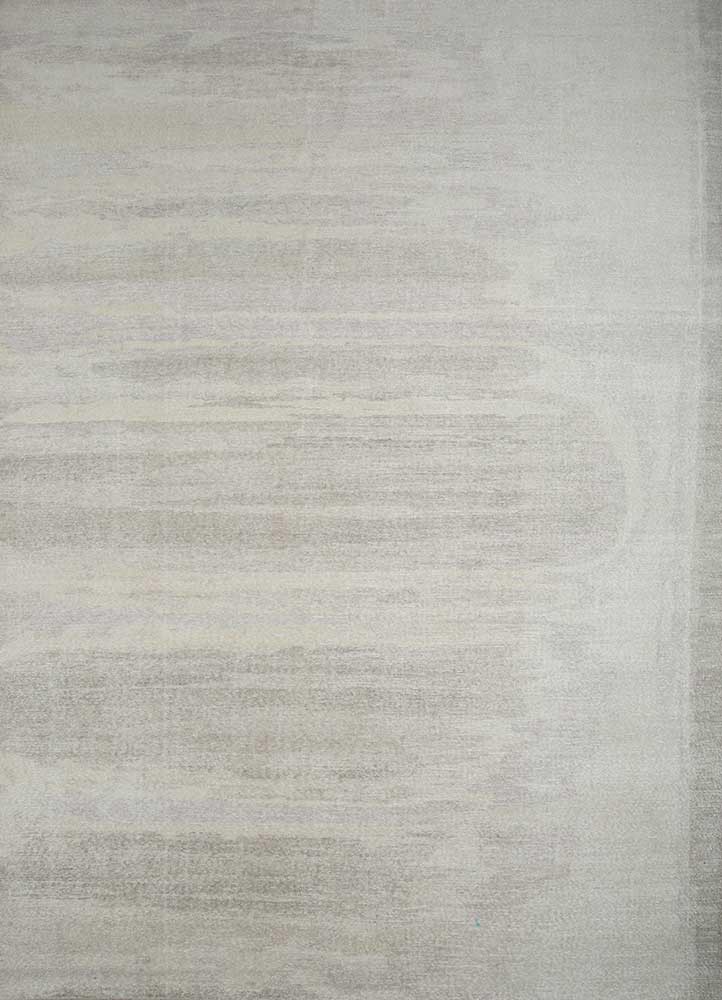  ivory wool Hand Knotted Rug
