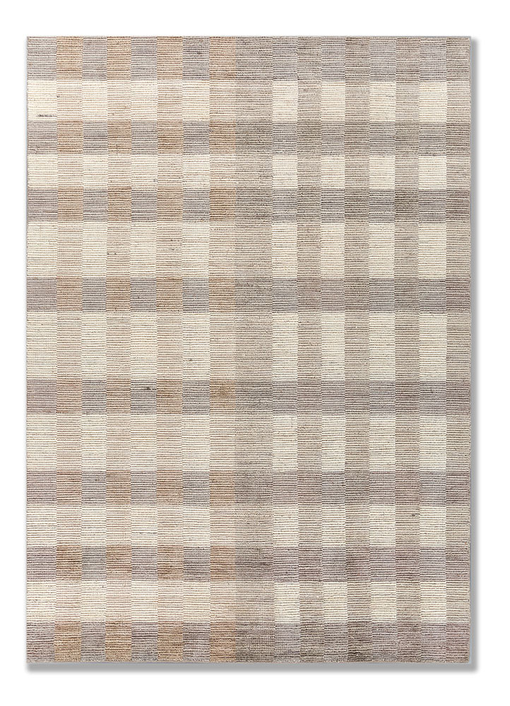  ivory wool Hand Loom Rug