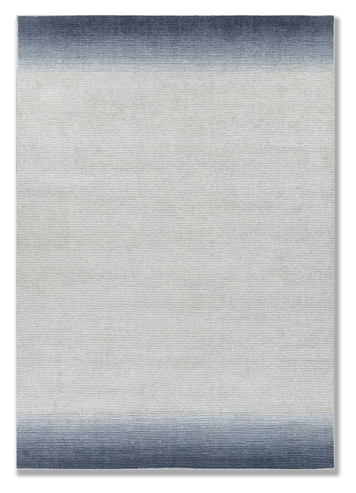 blue wool Hand Loom Rug