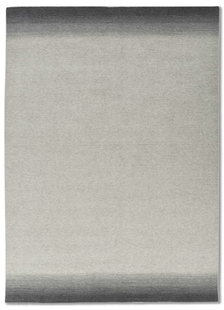 jean grey and black wool Hand Loom Rug - HeadShot jean grey and black wool Hand Loom Rug - HeadShot