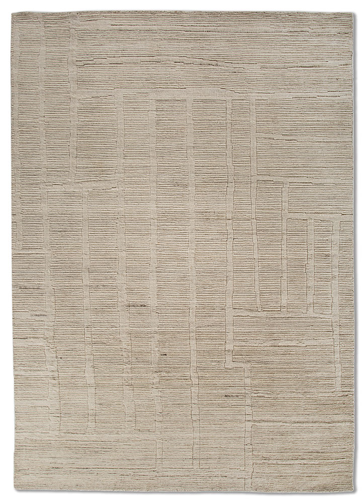 contour ivory wool Flat Weaves Rug - HeadShot