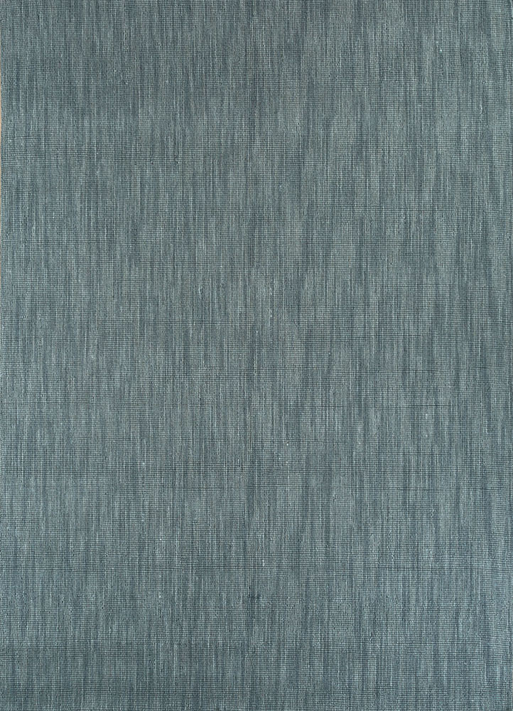  blue wool Hand Loom Rug