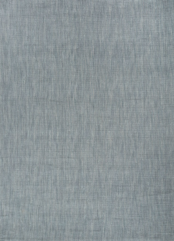  blue wool Hand Loom Rug