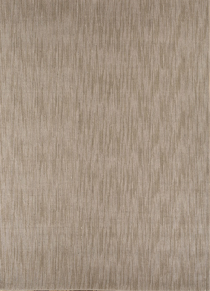  beige and brown wool Hand Loom Rug