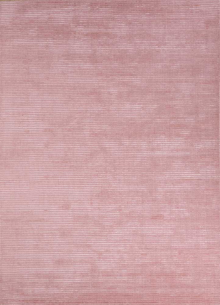  red and orange wool and viscose Hand Loom Rug