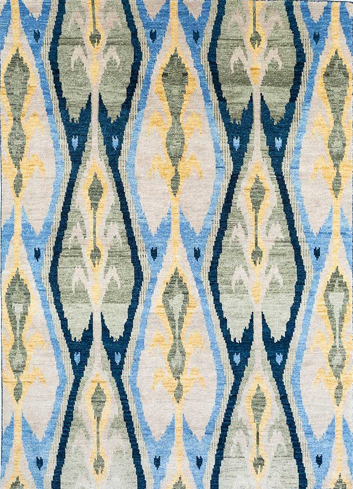 savana blue wool Hand Knotted Rug - HeadShot savana blue wool Hand Knotted Rug - HeadShot
