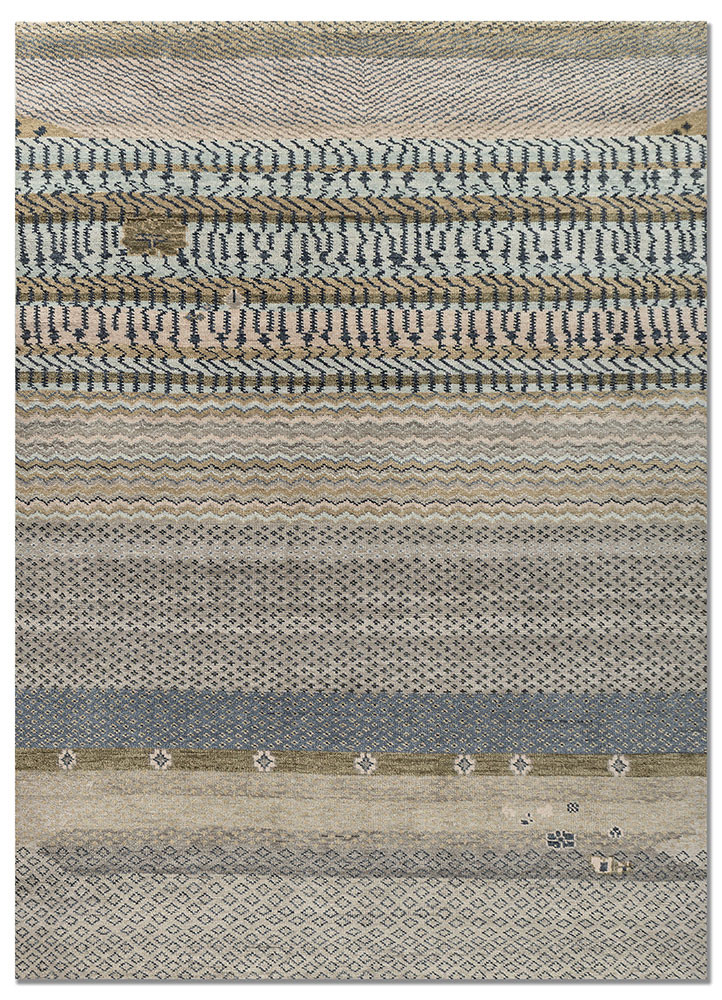 savana blue wool Hand Knotted Rug - HeadShot savana blue wool Hand Knotted Rug - HeadShot
