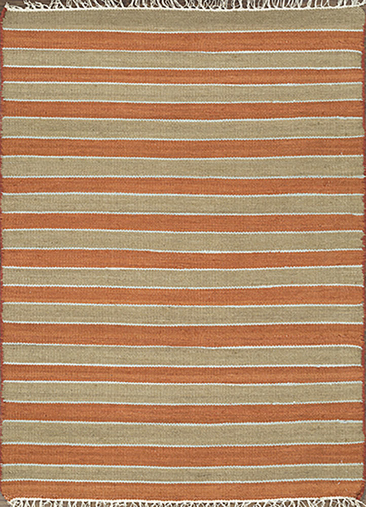 indusbar red and orange wool Flat Weaves Rug - HeadShot indusbar red and orange wool Flat Weaves Rug - HeadShot