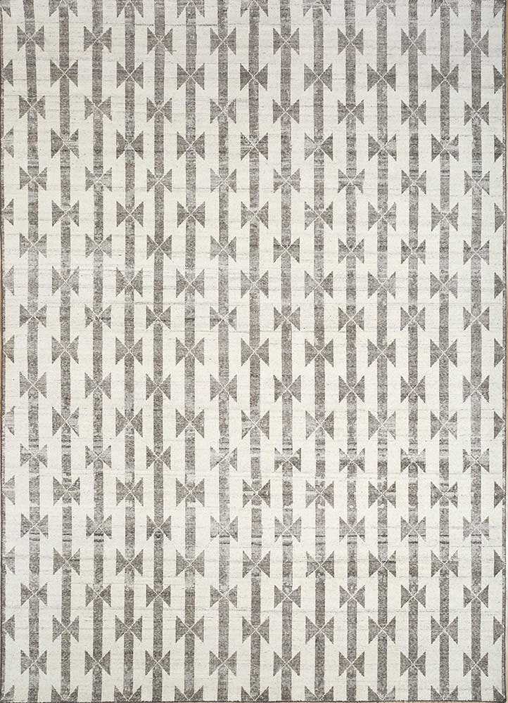 clan ivory wool Hand Knotted Rug - HeadShot