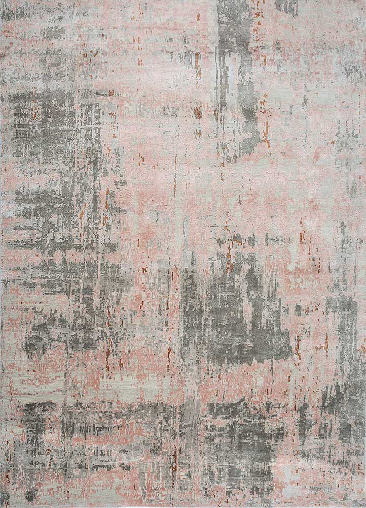 uvenuti ivory wool and bamboo silk Hand Knotted Rug - HeadShot