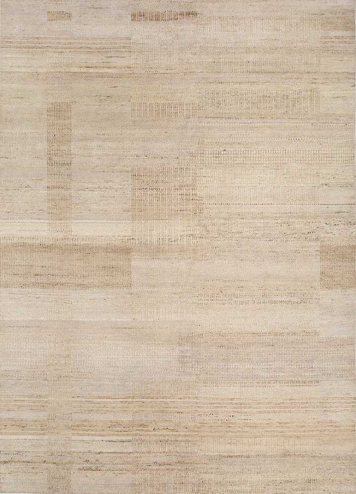  ivory afghan wool Hand Knotted Rug