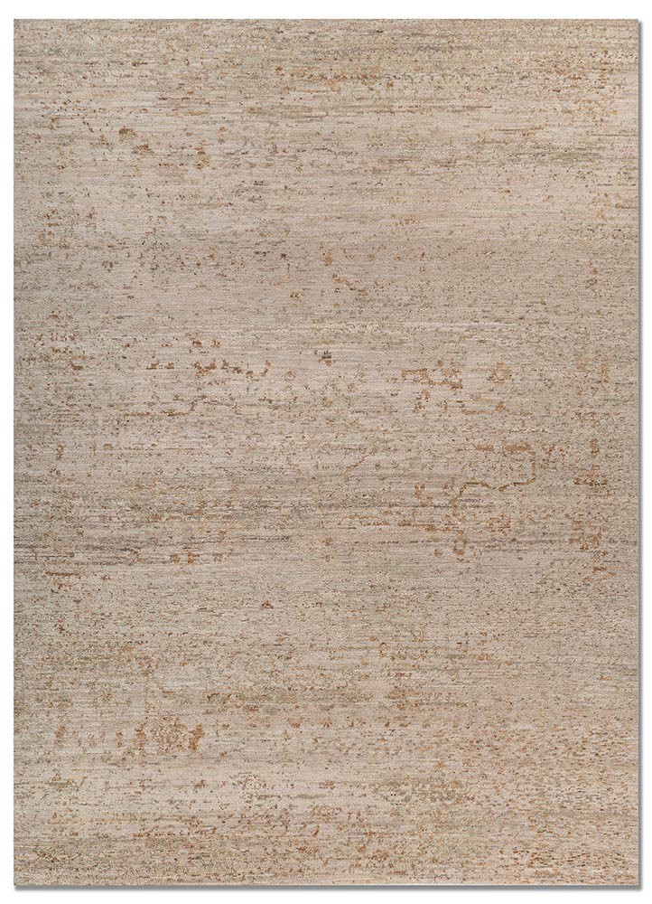  ivory wool Hand Knotted Rug