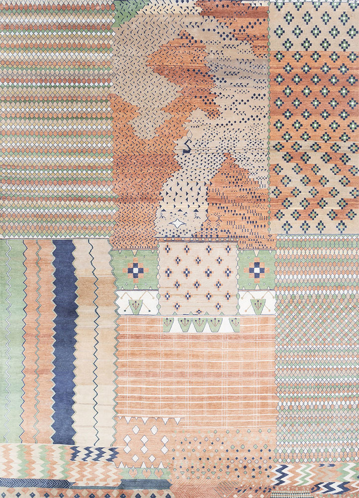 Prithvi ivory silk Hand Knotted Rug