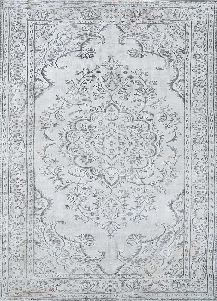  ivory wool Hand Knotted Rug