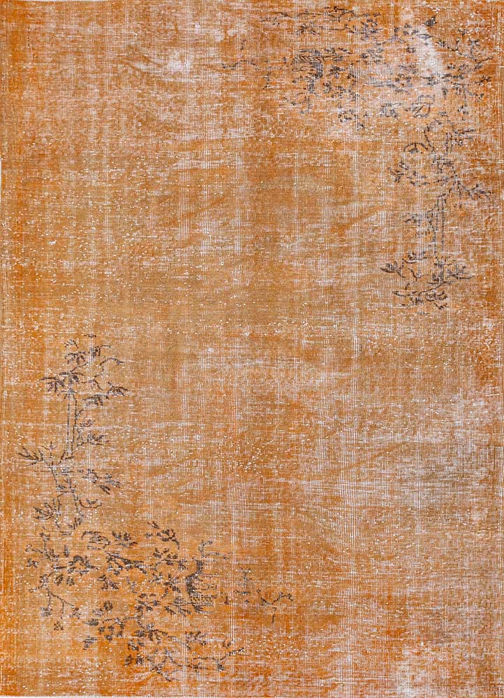 gold wool Hand Knotted Rug