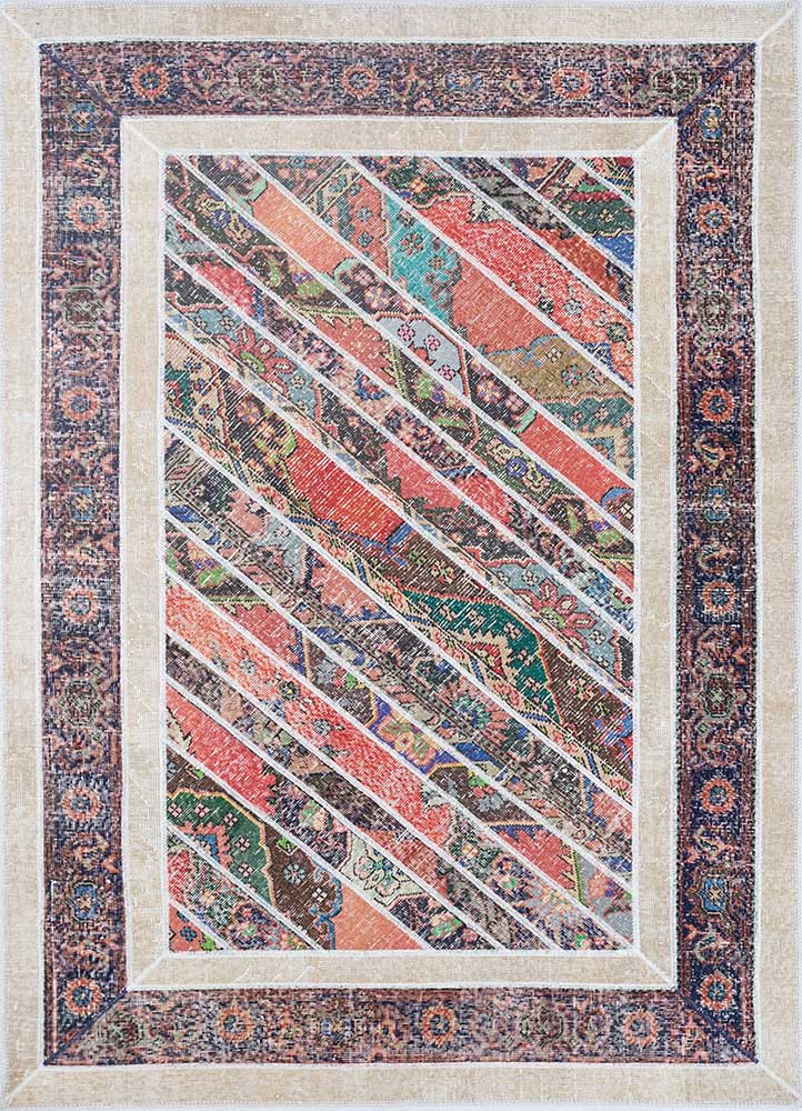 provenance multi wool Hand Knotted Rug - HeadShot