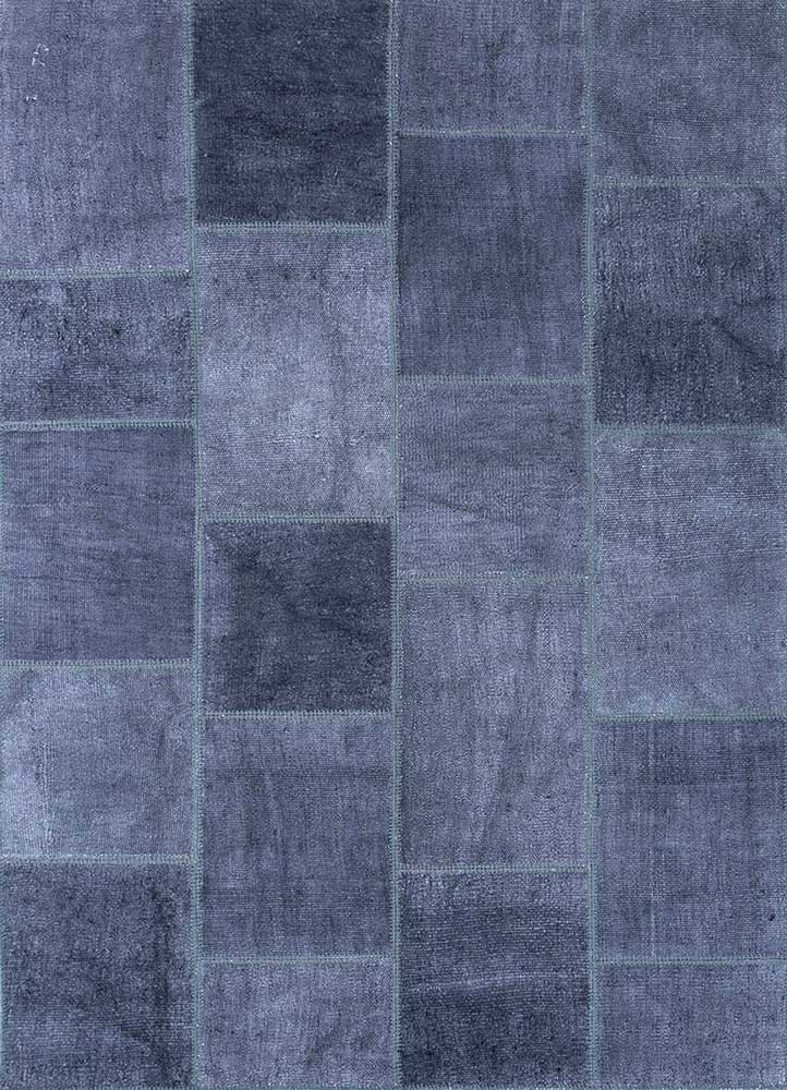  grey and black wool Hand Knotted Rug