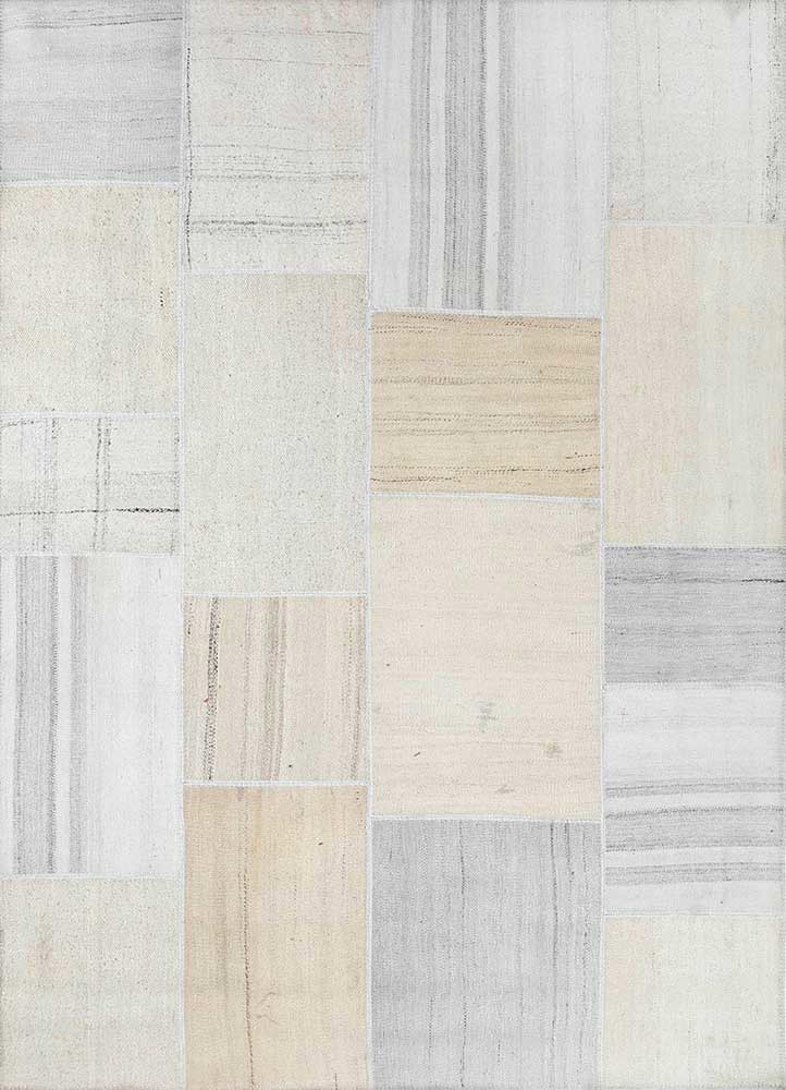  ivory wool Hand Knotted Rug