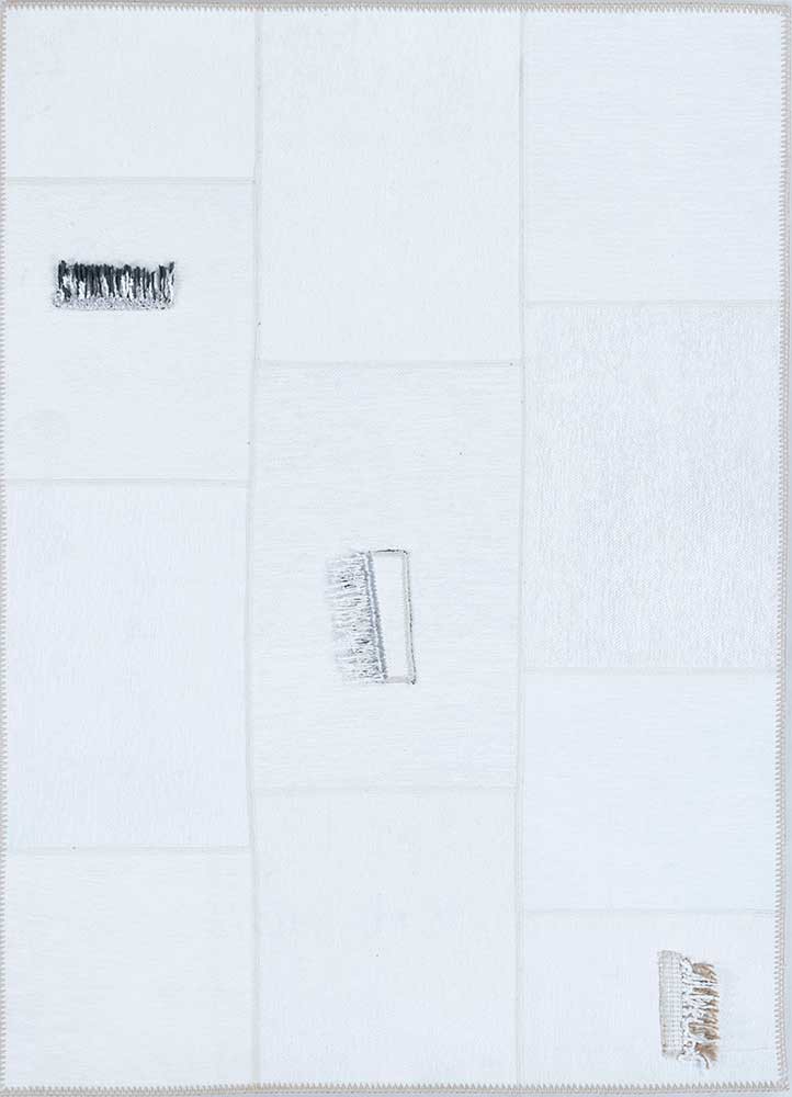  ivory wool Hand Knotted Rug