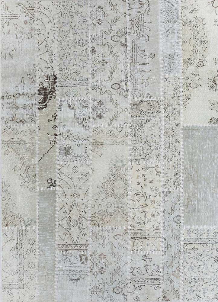  grey and black wool Hand Knotted Rug