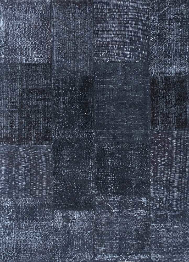 provenance grey and black wool Hand Knotted Rug - HeadShot provenance grey and black wool Hand Knotted Rug - HeadShot
