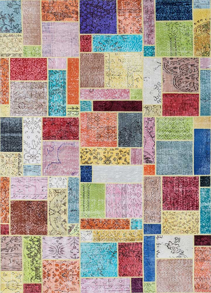provenance multi wool Hand Knotted Rug - HeadShot