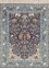 aalam blue wool Hand Knotted Rug - HeadShot aalam blue wool Hand Knotted Rug - HeadShot