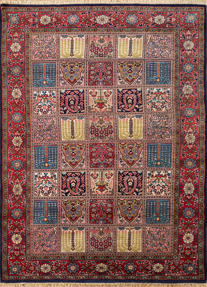  multi wool Hand Knotted Rug