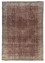vintage red and orange wool and bamboo silk Hand Knotted Rug - HeadShot vintage red and orange wool and bamboo silk Hand Knotted Rug - HeadShot