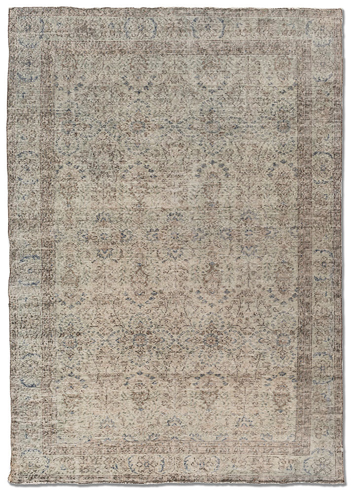  blue wool Hand Knotted Rug