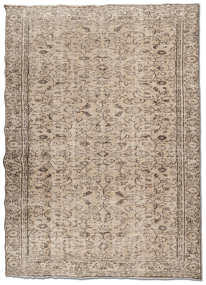  green wool Hand Knotted Rug