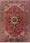 aalam red and orange wool Hand Knotted Rug - HeadShot aalam red and orange wool Hand Knotted Rug - HeadShot