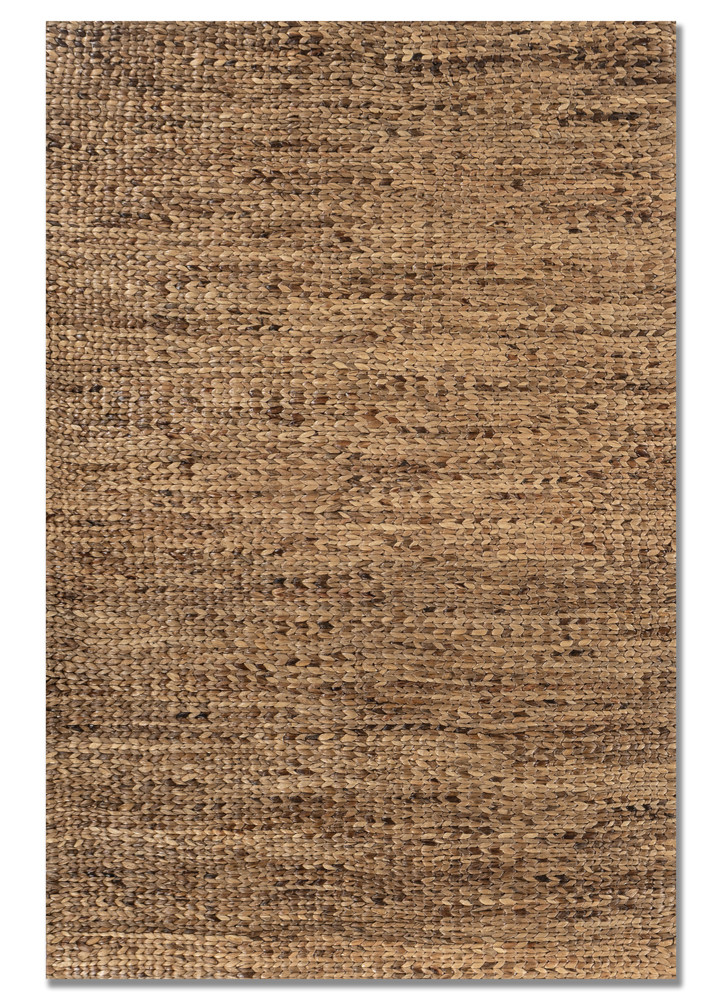  beige and brown cotton Flat Weaves Rug