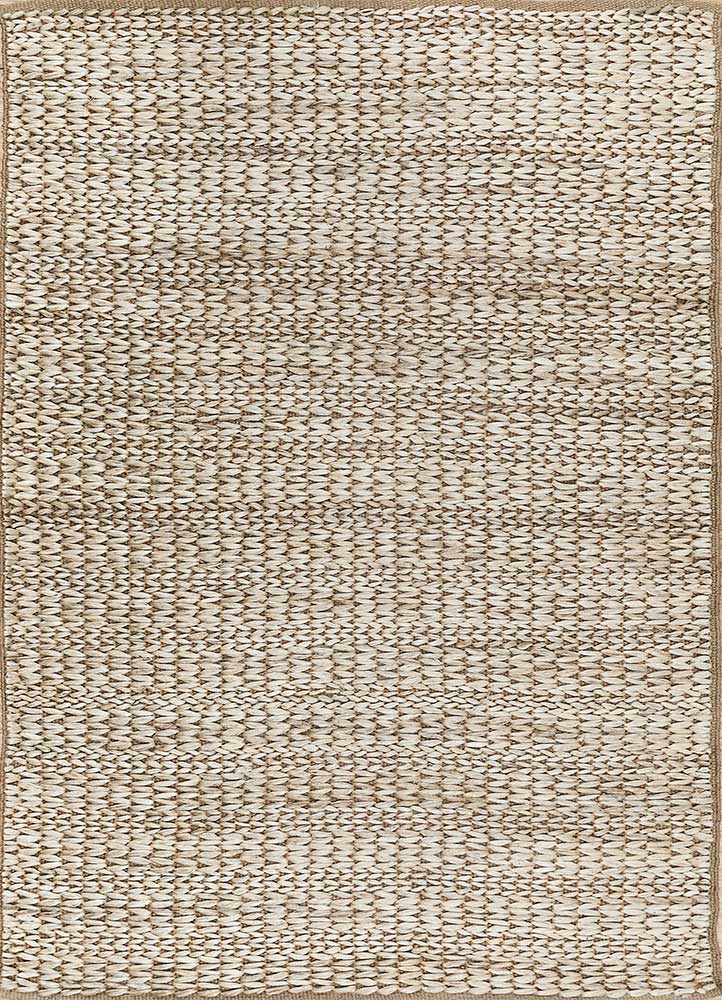 nomadic threads beige and brown jute and hemp Flat Weaves Rug - HeadShot