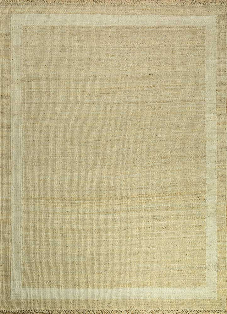 nomadic threads ivory jute and hemp Flat Weaves Rug - HeadShot