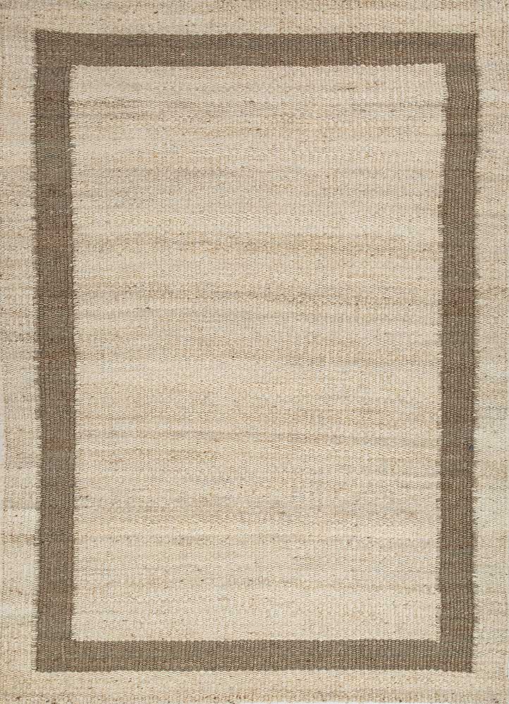  ivory jute and hemp Flat Weaves Rug