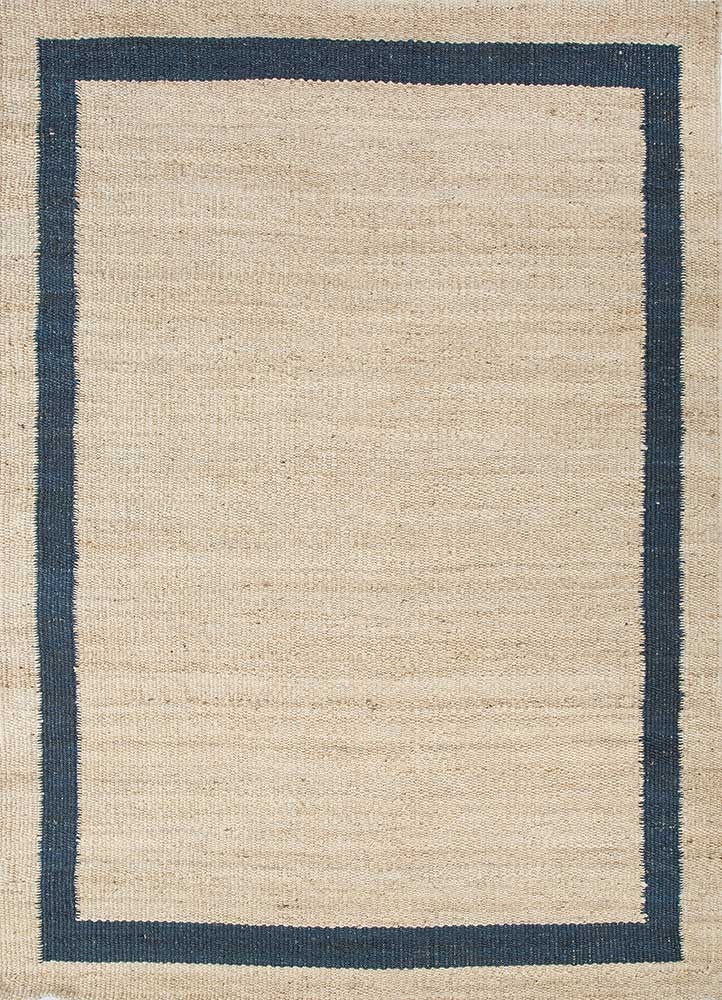 nomadic threads beige and brown jute and hemp Flat Weaves Rug - HeadShot