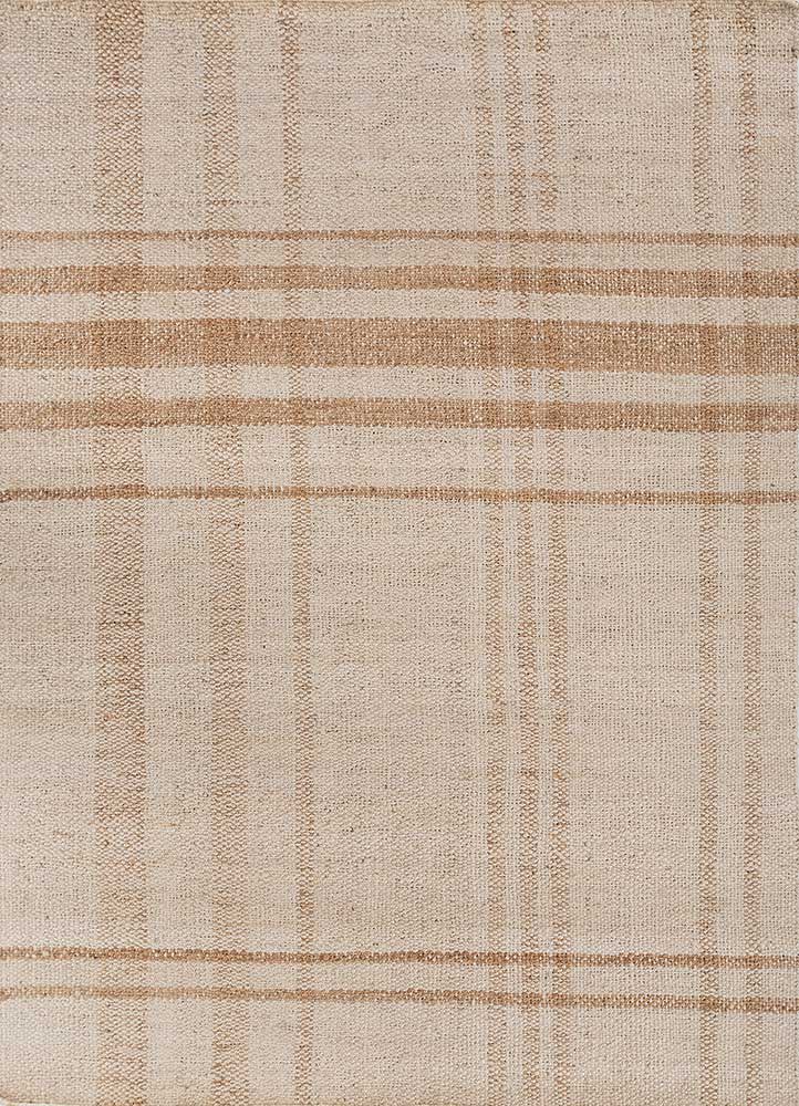 nomadic threads beige and brown jute and hemp Flat Weaves Rug - HeadShot