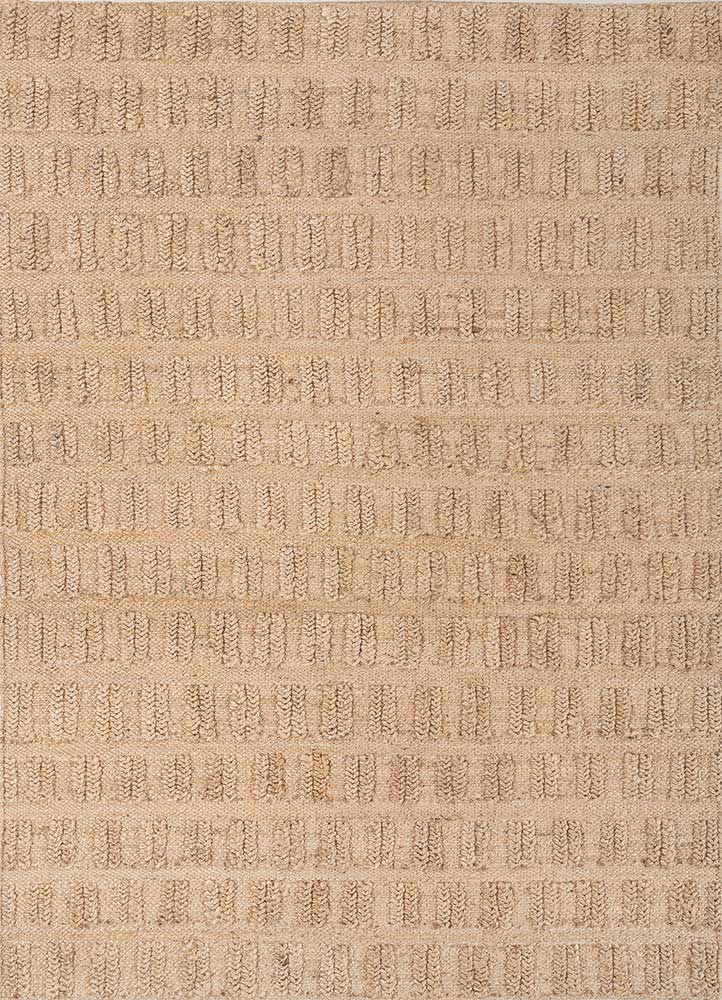 aprezo ivory jute and hemp Flat Weaves Rug - HeadShot