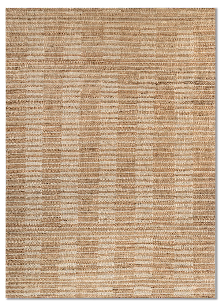 nomadic threads beige and brown jute and hemp Flat Weaves Rug - HeadShot