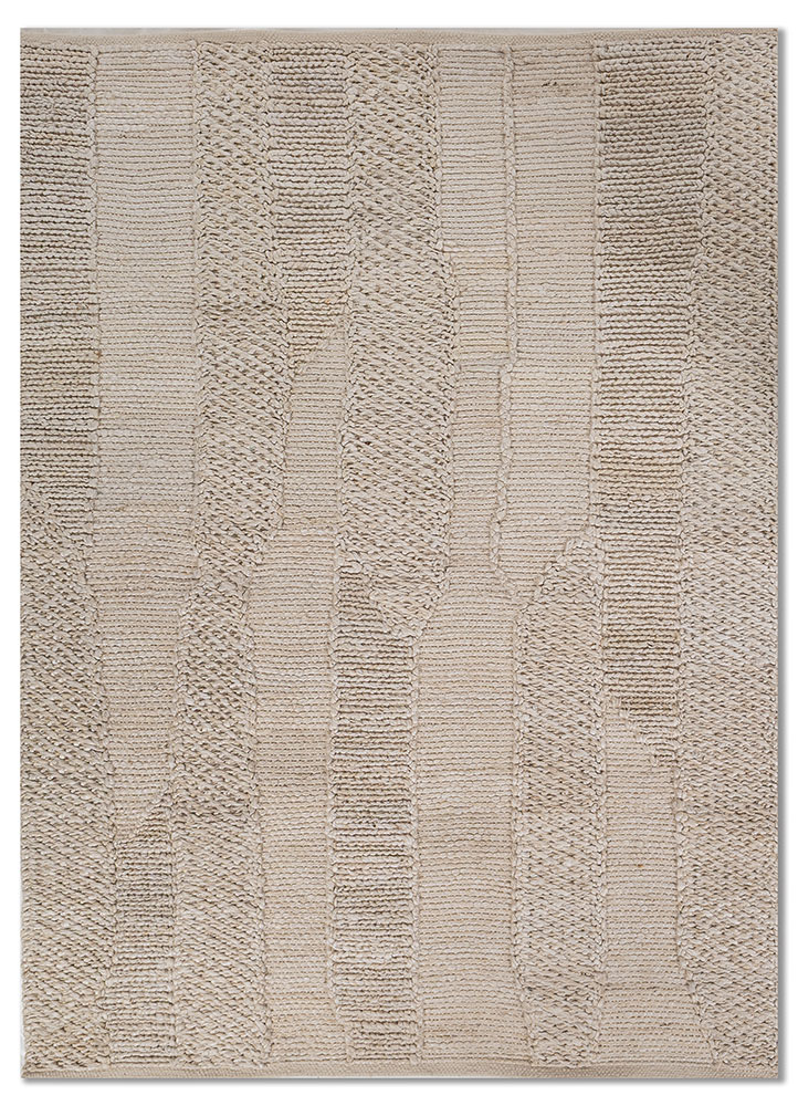  ivory jute and hemp Flat Weaves Rug