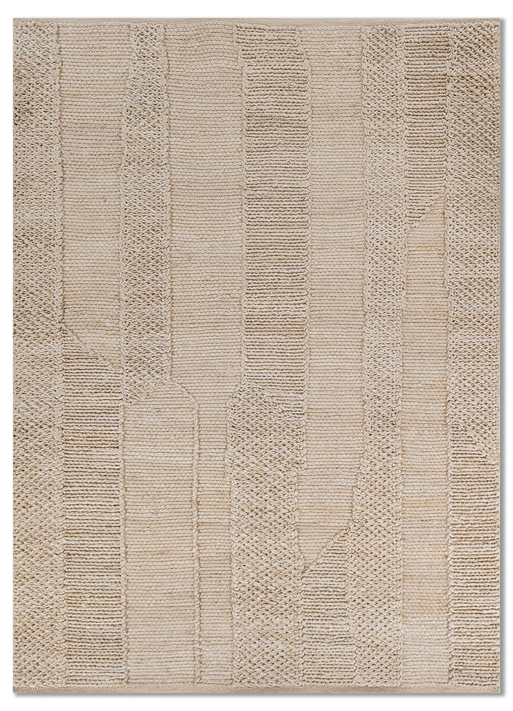 ivory jute and hemp Flat Weaves Rug