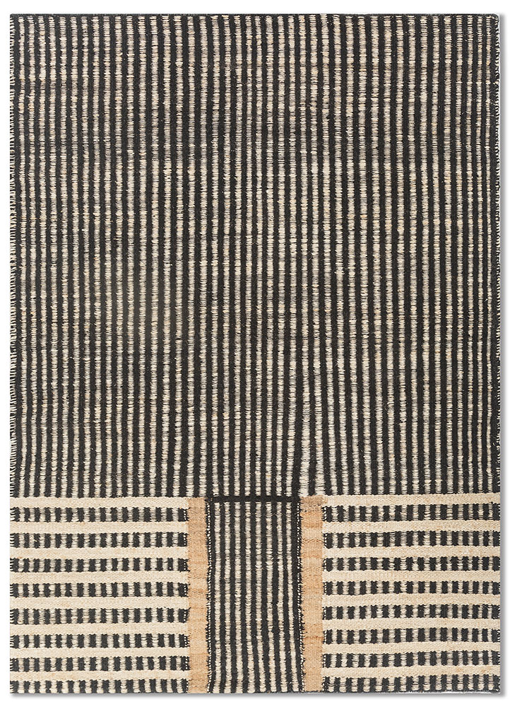 nomadic threads ivory jute and hemp Flat Weaves Rug - HeadShot